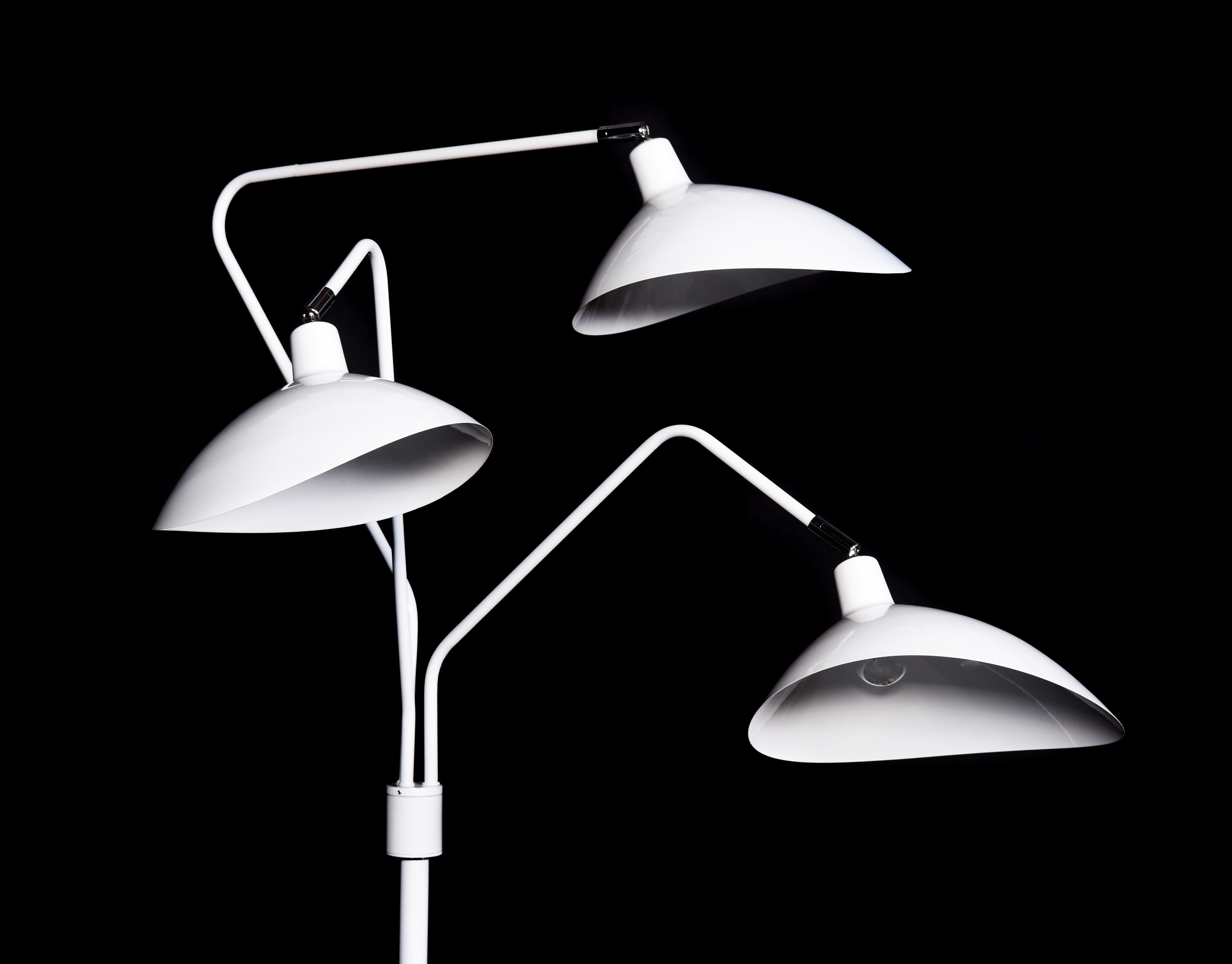 Lampa Stojąca Podłogowa Biała Adarrio