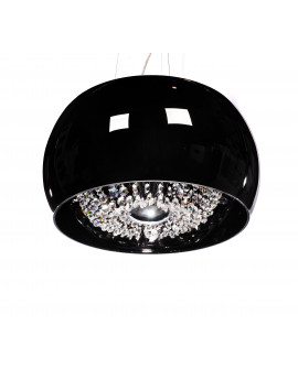 NOWOCZESNA LAMPA WISZĄCA CZARNA DISPOSA D40