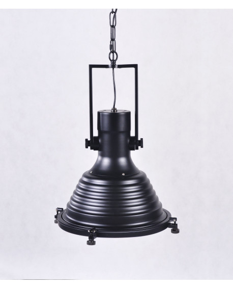 LAMPA WISZĄCA INDUSTRIALNA LOFT CZARNA BOTTI