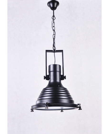 LAMPA WISZĄCA INDUSTRIALNA LOFT CZARNA BOTTI