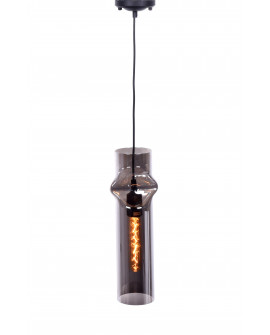 NOWOCZESNA LAMPA WISZĄCA SZKLANA SZARA VARIUS