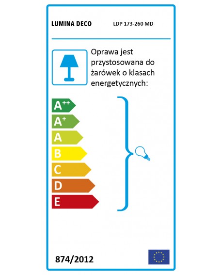 LAMPA WISZĄCA LOFT MOSIĘŻNA BRICO