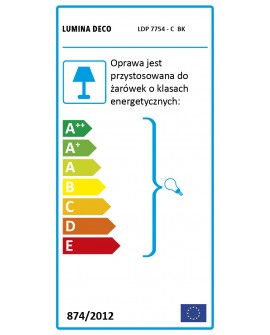 NOWOCZESNA LAMPA WISZĄCA SKANDYNAWSKA ZWIS CZARNA BAFIDO C1