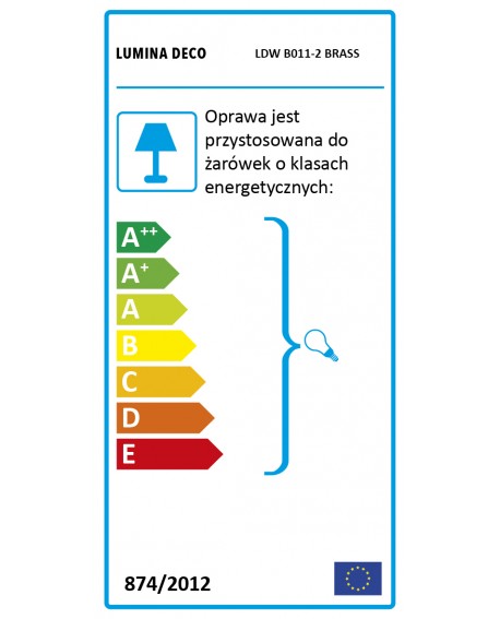 LAMPA ŚCIENNA KINKIET LOFTOWY MOSIĘŻNY GLUM W2