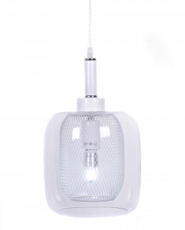NOWOCZESNA LAMPA WISZĄCA BIAŁA BESSA