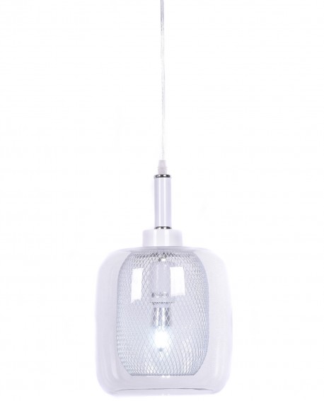 NOWOCZESNA LAMPA WISZĄCA BIAŁA BESSA