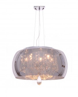 NOWOCZESNA LAMPA WISZĄCA CHROMOWANA TOSSO D50