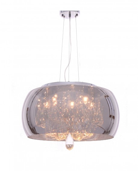 NOWOCZESNA LAMPA WISZĄCA CHROMOWANA TOSSO D50