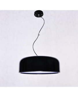 NOWOCZESNA LAMPA WISZĄCA CZARNA SCUDO D50