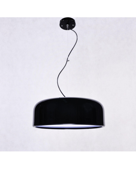 NOWOCZESNA LAMPA WISZĄCA CZARNA SCUDO D50