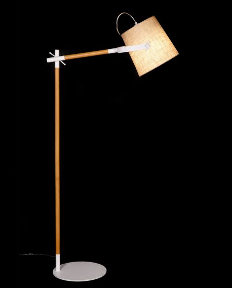 LAMPA STOJĄCA PODŁOGOWA KREMOWA LAPIDUS