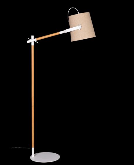 LAMPA STOJĄCA PODŁOGOWA KREMOWA LAPIDUS