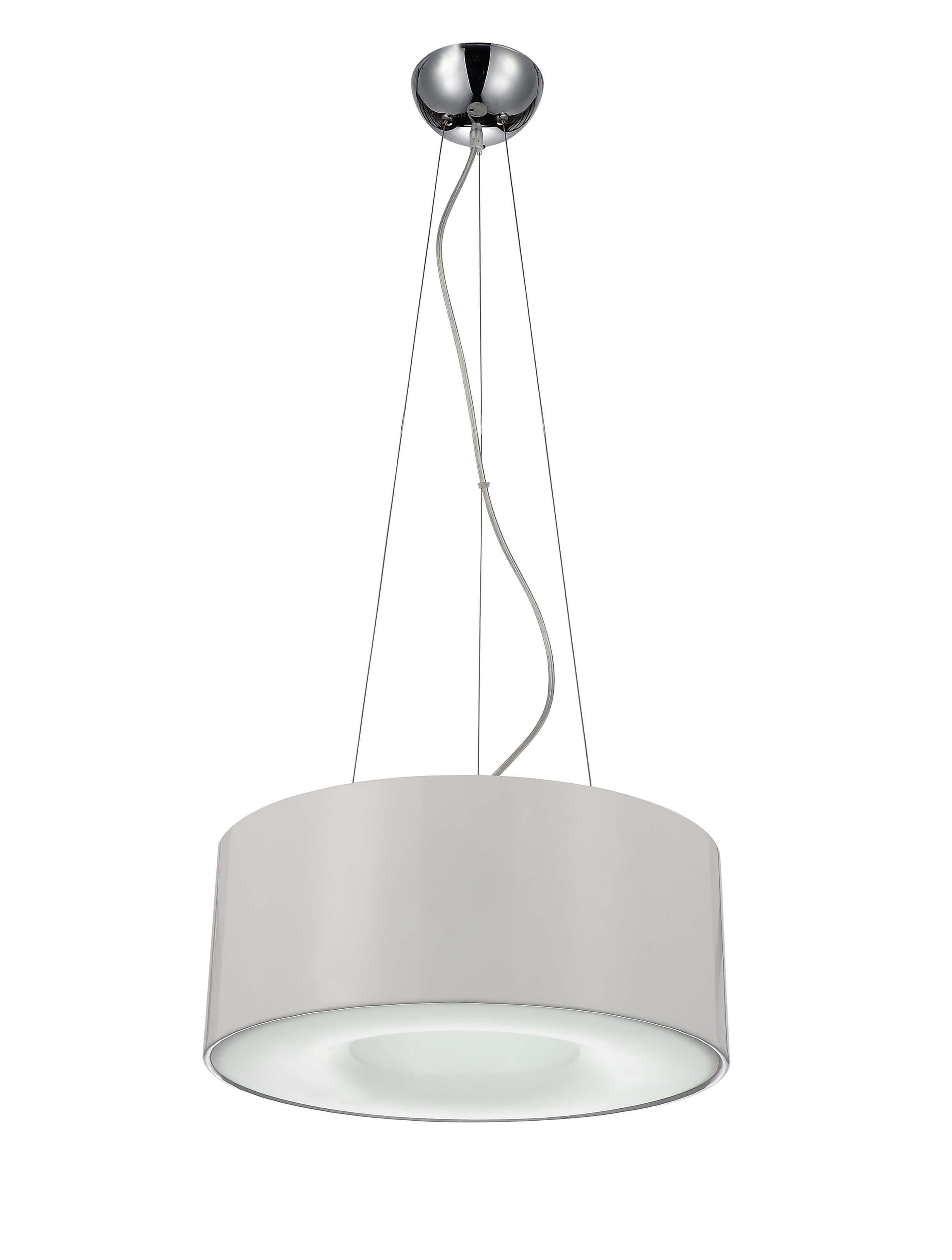 Lampa Wisząca Biała Globus