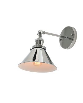 LAMPA ŚCIENNA KINKIET LOFTOWY CHROMOWANY GUBI W1