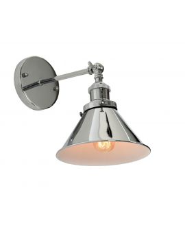 LAMPA ŚCIENNA KINKIET LOFTOWY CHROMOWANY GUBI W1