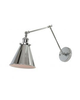 LAMPA ŚCIENNA KINKIET LOFTOWY CHROMOWANY RUBI W2