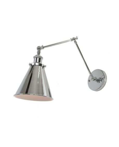 LAMPA ŚCIENNA KINKIET LOFTOWY CHROMOWANY RUBI W2