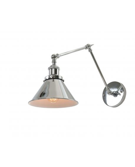 LAMPA ŚCIENNA KINKIET LOFTOWY CHROMOWANY GUBI W2