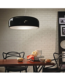 NOWOCZESNA LAMPA WISZĄCA CZARNA SCUDO D50
