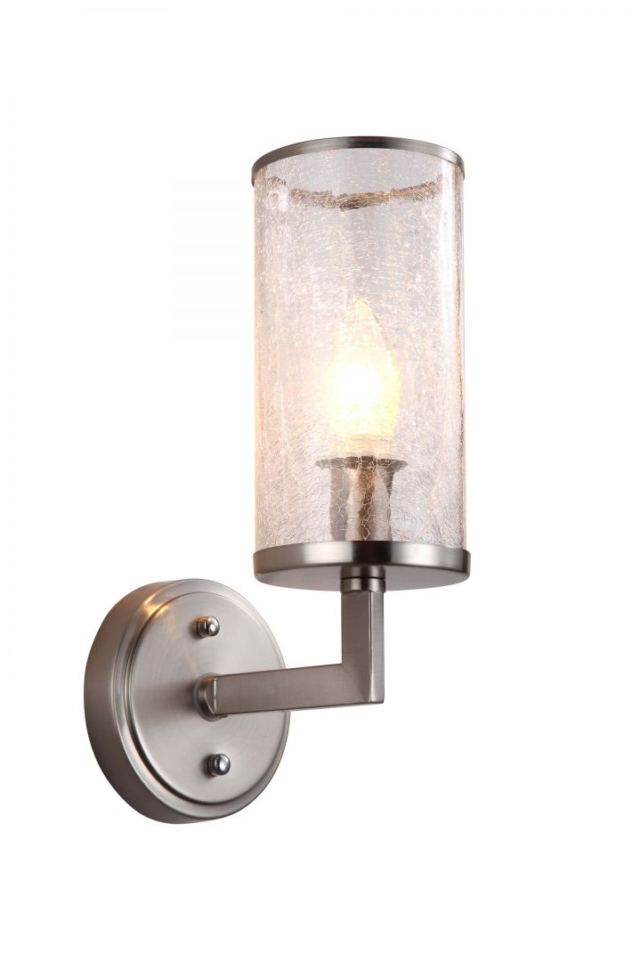 LAMPA ŚCIENNA KINKIET SATYNOWY HOWARD W1