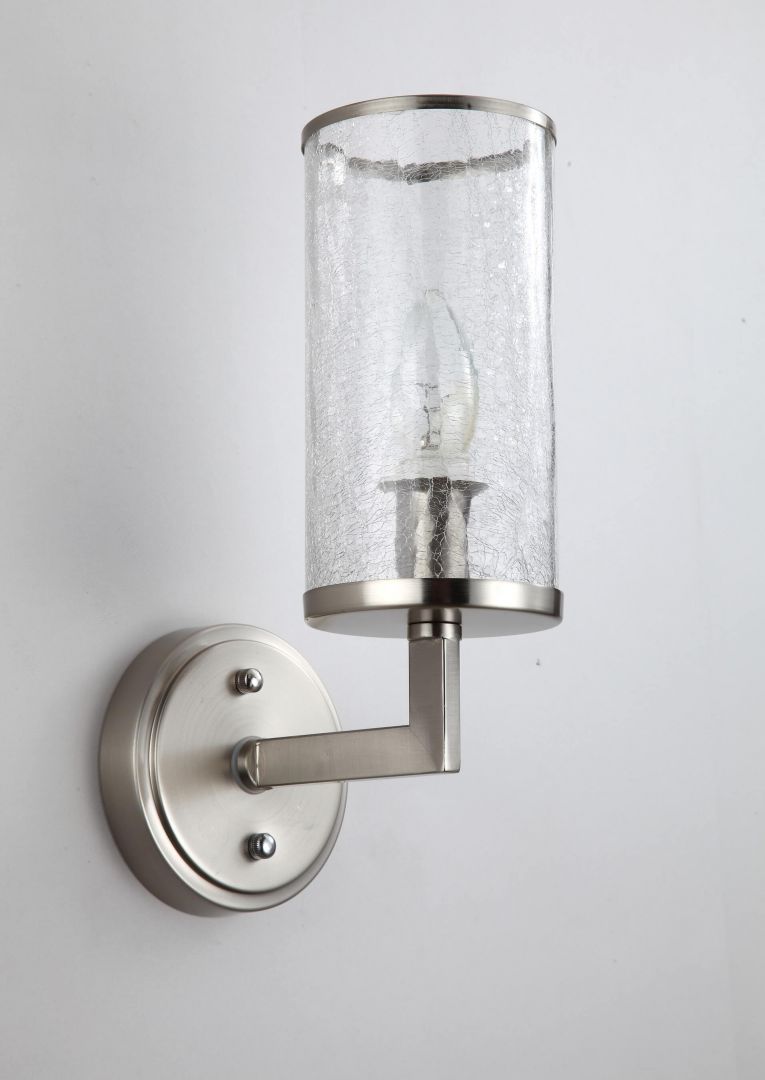 LAMPA ŚCIENNA KINKIET SATYNOWY HOWARD W1