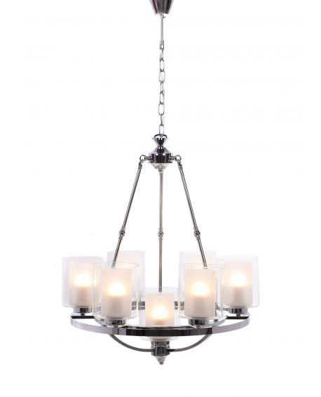 LAMPA WISZĄCA LOFT CHROMOWANA SANTINI W7