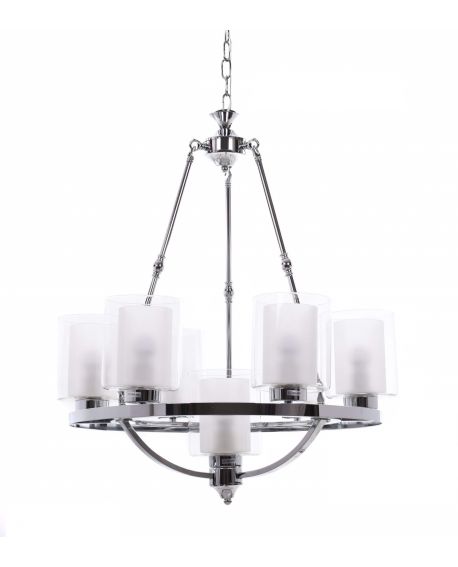 LAMPA WISZĄCA LOFT CHROMOWANA SANTINI W7