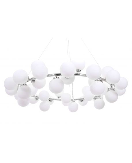 NOWOCZESNA LAMPA WISZĄCA CHROMOWANA MARSIADA W40