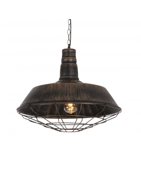 LAMPA WISZĄCA INDUSTRIALNA LOFT STARE ZŁOTO ARIGIO D45