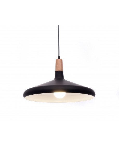 NOWOCZESNA LAMPA WISZĄCA SKANDYNAWSKA ZWIS CZARNA BAFIDO C1