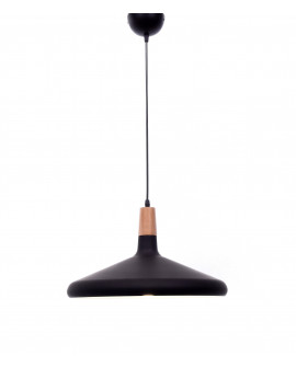 NOWOCZESNA LAMPA WISZĄCA SKANDYNAWSKA ZWIS CZARNA BAFIDO C1
