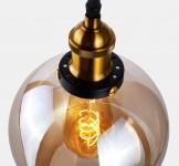LAMPA WISZĄCA LOFT BURSZTYNOWA NAVARRO