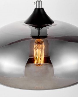 NOWOCZESNA LAMPA WISZĄCA SKANDYNAWSKA SZARA BROSSO D30