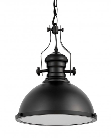 LAMPA WISZĄCA INDUSTRIALNA CZARNA DUŻA ELIGIO W3