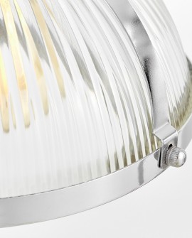 LAMPA WISZĄCA LOFT CHROMOWANA BRICO