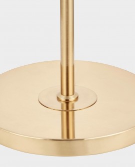 LAMPA STOJĄCA PODŁOGOWA BIAŁO-MOSIĘŻNA AZZARIA