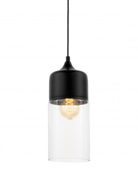 LAMPA WISZĄCA LOFT INDUSTRIALNA CZARNA ZENIA NEW