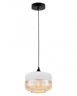 LAMPA WISZĄCA LOFT INDUSTRIALNA BIAŁA BARLET
