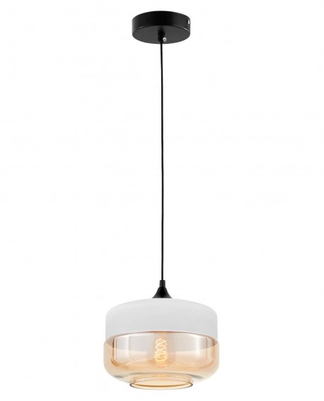 LAMPA WISZĄCA LOFT INDUSTRIALNA BIAŁA BARLET