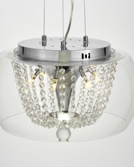 NOWOCZESNA LAMPA WISZĄCA DISPOSA CLEAR D40