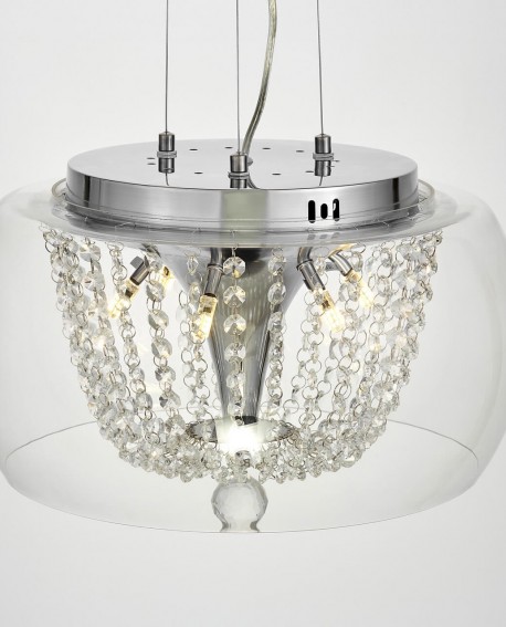 NOWOCZESNA LAMPA WISZĄCA DISPOSA CLEAR D40