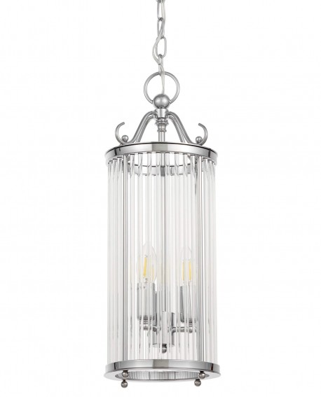 LAMPA WISZĄCA LOFT CHROMOWANA BOSTON W3