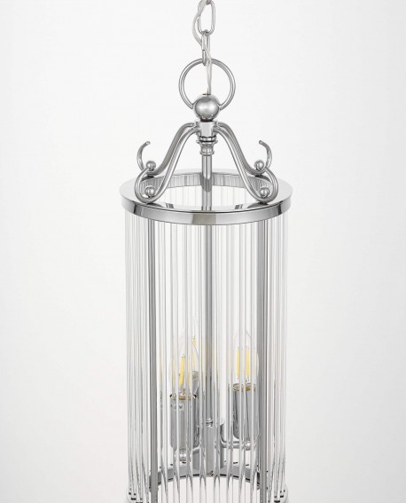 LAMPA WISZĄCA LOFT CHROMOWANA BOSTON W3