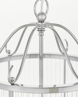 LAMPA WISZĄCA LOFT CHROMOWANA BOSTON W6