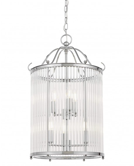 LAMPA WISZĄCA LOFT CHROMOWANA BOSTON W6