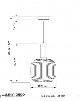 LAMPA WISZĄCA LOFT DYMIONA GATO