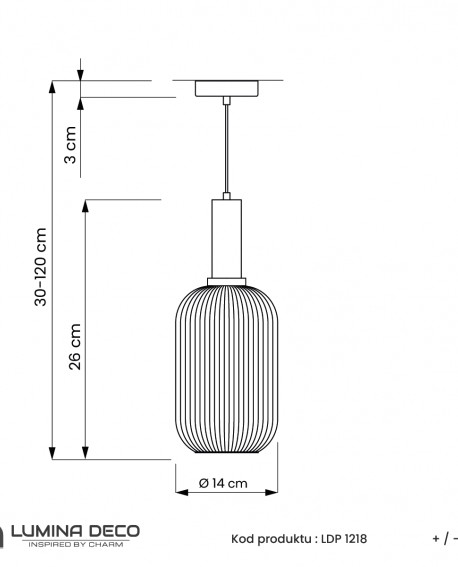 LAMPA WISZĄCA LOFT BIAŁA RICO