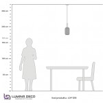 LAMPA WISZĄCA LOFT BIAŁA RICO