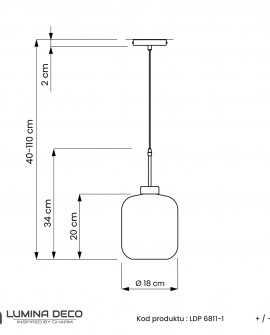 NOWOCZESNA LAMPA WISZĄCA ZWIS ZŁOTA ALACOSMO W1