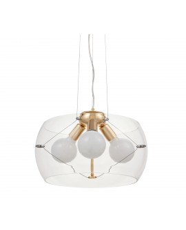 NOWOCZESNA LAMPA WISZĄCA GLOBO GOLD D40